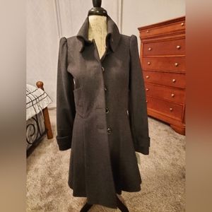 Charcoal grey size small Jessica Simpson wool coat